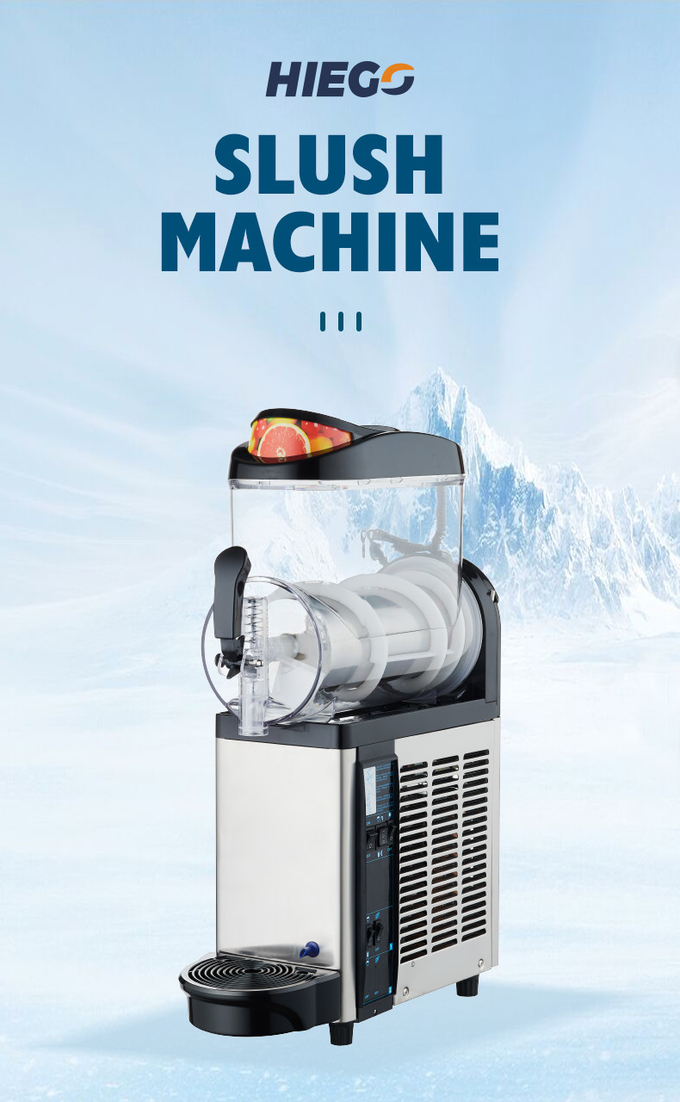 Πλήρης αυτόματος εμπορικός Slush πάγος Slushie μηχανών που κατασκευάζει τη μηχανή 12L 0