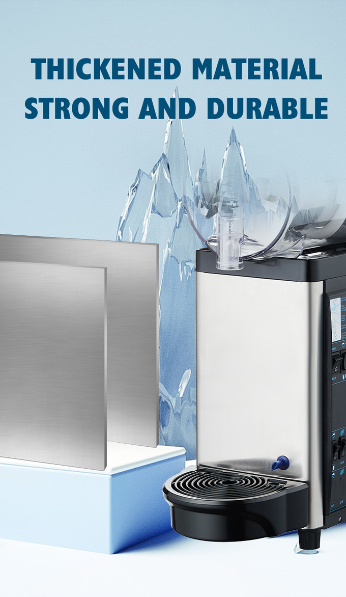 Πλήρως αυτόματο Single Bowl Slush Machine for Frozen Drink Smooth Margarita Slushy Maker 2